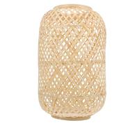 Halloween Woven Bamboo Pendant Light Shade for Ceiling Fixture Khaki | Glare Reduction, round Boho Style, Easy Refresh for Dining Room, Renters, Asian Inspired Decor