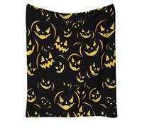 Halloween Woven Blankets Gothic Bat Witch Spider Web Blanket Autumn Reversible Knitted Throw Blanket Halloween Kitchen Decor Teaching Assistant Gifts