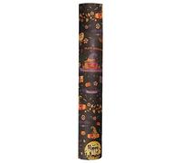 Halloween Wrapping,Horror Wrapping Paper Roll Ghost Pumpkin Bat Skull Pattern Gift Wrap Paper Packaging Supplies Wrapping Papers Halloween for Party Decoration Men Women Girls (Coffee Brown - Pumpkin)