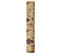 Halloween Wrapping,Horror Wrapping Paper Roll Ghost Pumpkin Bat Skull Pattern Gift Wrap Paper Packaging Supplies Wrapping Papers Halloween for Party Decoration Men Women Girls (Beige - Pumpkin)