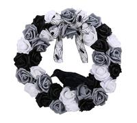Halloween Wreath Door Hanging Decoration Handmade Sign Whimsical Novelty Garland The and for Window Indoor Home Door Wreaths Outdoor