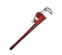 Halloween Wrench Prop, Horror Costume Accessory, Scary Theater Tool, Fright Effect, Realistic Bloody Design, Trick Item for Haunted Events and Performances, 53x9x3cm