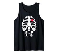 Halloween XRay Pregnancy Tops Expecting Twins Babies Tank Top