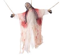 Halloween Yard Decorations, Glow-In-The-Dark Flying Ghost Pendant, Spooky Hanging Photo Props, Lightweight for Haunted House, Wall, Window, Hallway, School, Home, Party Decor