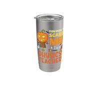 Halloween You Don't Scare Physics Teacher Funny Stainless Steel Insulated Tumbler