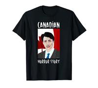 Halloween Zombie Canadian Justin Trudeau Horror Story T-Shirt