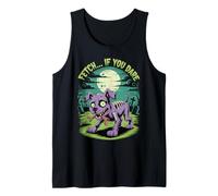 Halloween Zombie Dog Fetch If You Dare Tank Top