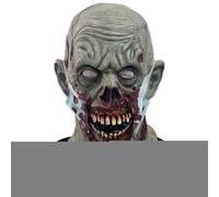 Halloween Zombie Head Masque - Zombie Costume Halloween Latex Masque | Terrifying Headwear Realistic Cosplay Prop for Men Women Adults Teens Masquerade