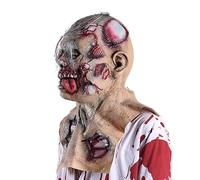 Halloween Zombie Masque - Latex Full Head Cover, Realistic Rotten Meat Design | Proporro Quality Horror Movie Cosplay Costume Adult Cosplay Costume Decoration