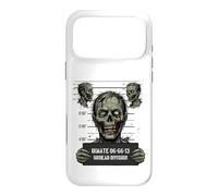 Halloween Zombie Mugshot Zombie Lover Line Art Horror Case for iPhone 17 Pro Max