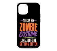 Halloween Zombie This Is My Costume Before Getting Bitten Case for iPhone 12/12 Pro