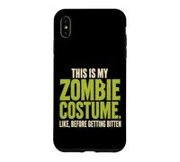 Halloween Zombie This Is My Costume Before Getting Bitten Case for iPhone XS Max