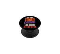 Halloween Zombie This Is My Costume Before Getting Bitten PopSockets Adhesive PopGrip