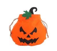 Halloweens Candy Bag Pumpkin Pack for Kids Trick Or Treats Reusable Storage Container Soft Materials Portable Designs Festival Pumpkin Home Storage