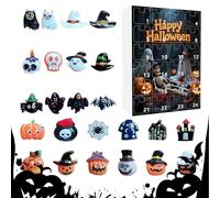 Halloweens Countdown Calendar Advent, Horror Toys Countdown Calendar, Horror Collectible Figures Doll Toys for Kids Women Kitchen Teen Men Party Home Boys Girls Holiday