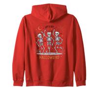 Halloweird Skeleton Dance Party Fun Zip Hoodie