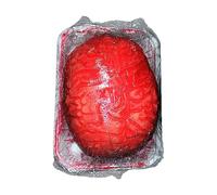 Hallowen The: Latex Made Escape Room Props with Realistic Brain and Heart Perfect for Creating A Thrilling and Terrifying Adventure (Watermelon Red, One Size)