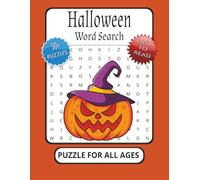Hallowen Word Search Puzzle: Word Search Puzzles With Easy To Read Print About Witches, Ghosts, Pumpkins And More┃8.5x11 Inches, 100+ Pages┃50+ Puzzles… Gift For Vacations, Holidays, And Relaxation