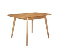 Hallowood Furniture Aston Butterfly Extending Dining Table In Light Oak Finish