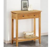 Hallowood Furniture Aston Console Table With One Large Drawer