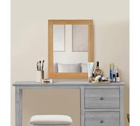 Hallowood Furniture Aston Rectangular Wooden Framed Mirrors, Stylish & Elegant Hanging Wall Mirror for Bedroom, Living Room, Hallway or Dressing Table