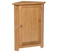 Hallowood Furniture Waverly Oak Compact Corner Display Unit