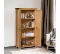 Hallowood Furniture Waverly Oak Cupboard 2 Door 3 Shelf Medium Cupboard