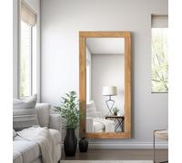 Hallowood Furniture Waverly Oak - Oak Framed Mirror (M1380-L)