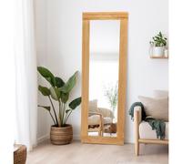 Hallowood Furniture Waverly Oak - Oak Framed Mirror (MIR1380-S)