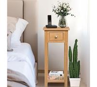 Hallowood Furniture Waverly Oak Small Telephone Table
