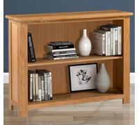 Hallowood Furniture Waverly Oak Wide Bookcase