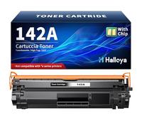 Halloya 142A W1420A Toner Cartridges Replacement for HP 142A W1420A 142X W1420X Compatible for HP Laserjet MFP M140w M140 M140we M139we M139w M139 Laserjet M110w M110 M110we (1 Black, With Chip)