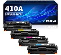 Halloya 410A Compatible Toner Cartridges Replacement for HP CF410A