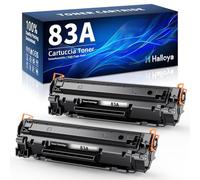 Halloya 83A CF283A Compatible with HP 83A Toner Black for HP Laserjet Pro MFP M127fw Toner MFP M125nw M125a M127fn M127fs M225dn M225dw Pro M201dw M201n (2 Black)