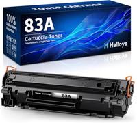 Halloya 83A CF283A Compatible with HP LaserJet Pro MFP M127fw M125nw Toner | Compatible with HP LaserJet Pro MFP M125a M127fn M127fs M225dn M225dw M201dw M201n (1 Black)