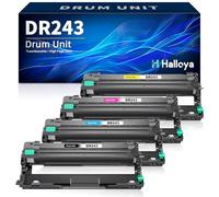 Halloya DR-243 rum Compatible for Brother DR243 ompatible for Brother DCP-L3550CDW MFC-L3770CDW MFC-L3750CDW HL-L3230CDW 4Pack