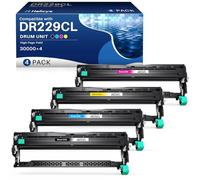 Halloya (NOT Toner) DR229CL Drum Unit Replacement for DR-229CL DR 229 Drum Use for TN229 TN-229 TN229XL Work with HL-L3220CDW HL-L3280CDW HL-L3295CDW HL-L3300CDW MFCL3720CDW Printer,4 Pack