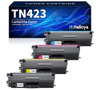 Halloya TN423 Compatible Toner Cartridges Replacement for Brother TN423 TN421 for Brother HL-L8260CDW HL-L8360CDW MFC-L8690CDW MFC-L8900CDW DCP-L8410CDW DCP-L8410CDN ( 4 Pack)