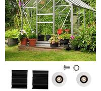 Halls Greenhouse Door Wheel Replacement Kit, Nylon, 22mm, Door Roller