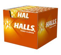 Halls Honey Lemon carton 20 x 33.5 g