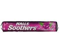 HALLS Soothers Blackcurrant 45 g, (Pack of 1)