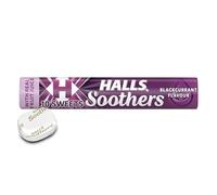 Halls Soothers Blackcurrant Flavoured Lozenges, Made With Real Fruit Juices, 45 g (Pack of 10)