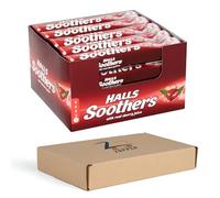 Halls Soothers Cherry Flavour 20pcs x 45g lozenges With Real Fruit Juice In A Liquid Centre for Little Moments of Refreshment