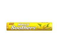 Halls Soothers Honey & Lemon Flavoured Lozenges, Made With Real Fruit Juices , 45 g (Pack of 1)