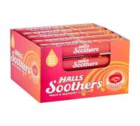 Halls Soothers Peach And Raspberry 45 g, Pack of 20