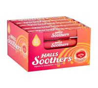 Halls Soothers Peach And Raspberry 45 g, Pack of 20
