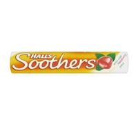 Halls Soothers Peach And Raspberry 45 g, Pack of 20