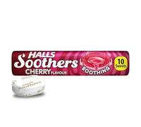 HALLS Soothers Real Cherry Juice Sweets, 45 g (Pack of 10)