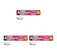 HALLS Soothers Real Cherry Juice Sweets, 45 g (Pack of 3)
