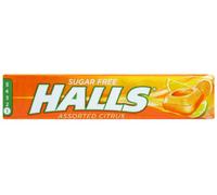 Halls Mentholyptus Assorted Citrus Sugar Free Vit C Sweets 32g
